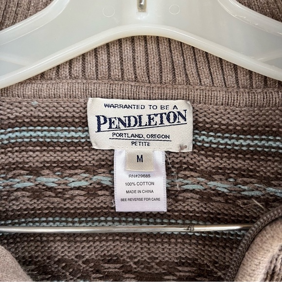 Pendleton Zip Up Sweater - Picture 3 of 4